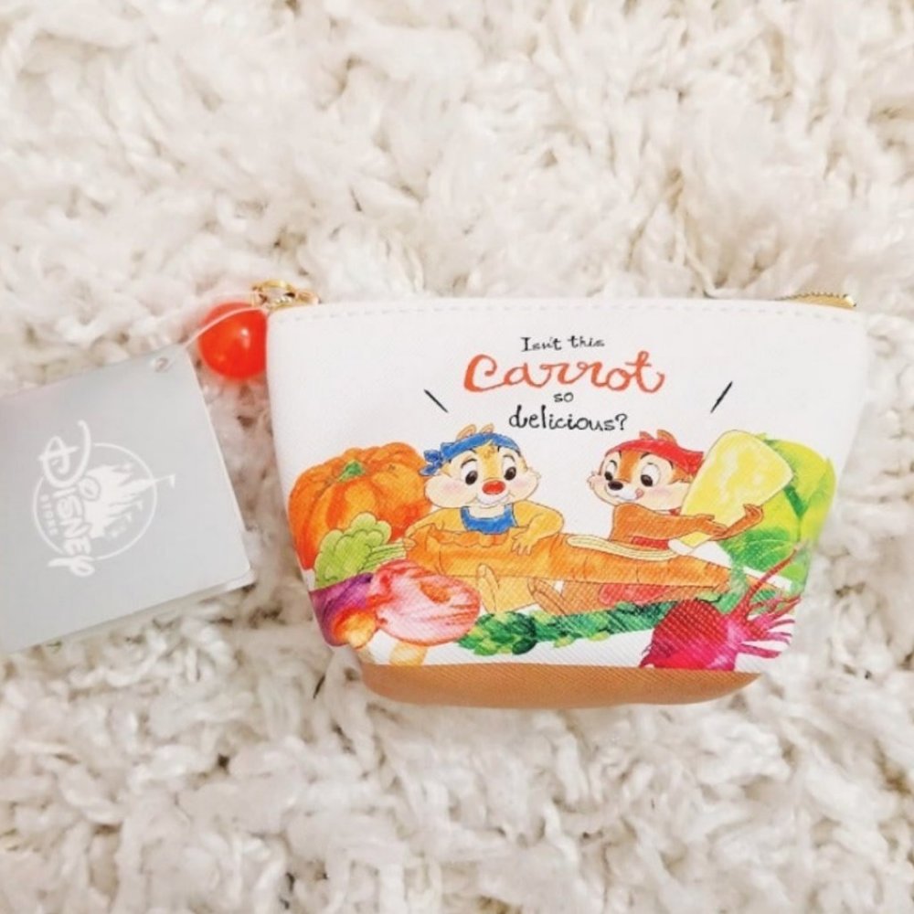 Disney Chip and Dale Summer Harvest mini pouch